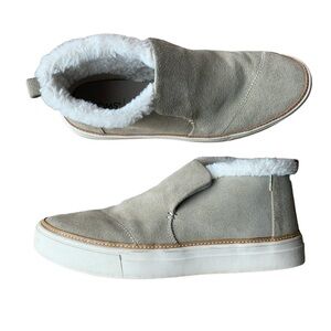 TOMS Paxton Shoes fur lined cow hide